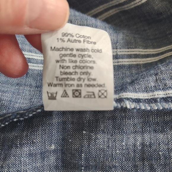 J. Crew Chambray Off the Shoulder Dress Size XXL - Picture 6 of 7